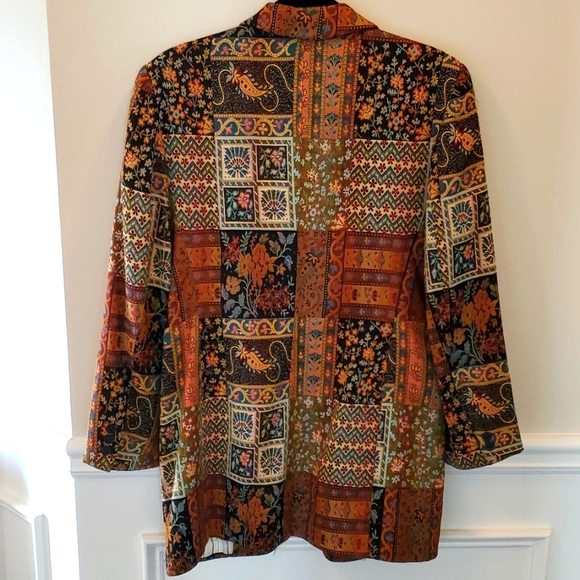Vintage Tapestry Jacket lightweight and lined - Picture 3 of 3
